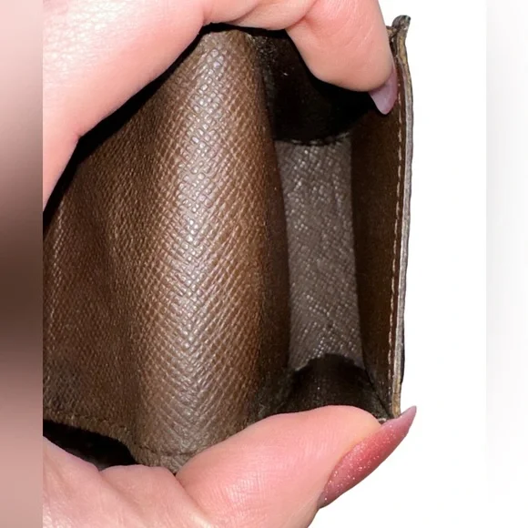 LOUIS VUITTON EUC VINTAGE DAMIER EBENE CASE - Picture 4 of 14